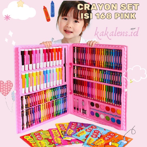

Produk Unggulan Crayon 168 Pcs Set Alat Gambar Alat Tulis & Lukis Menggambar Melukis Berkualitas