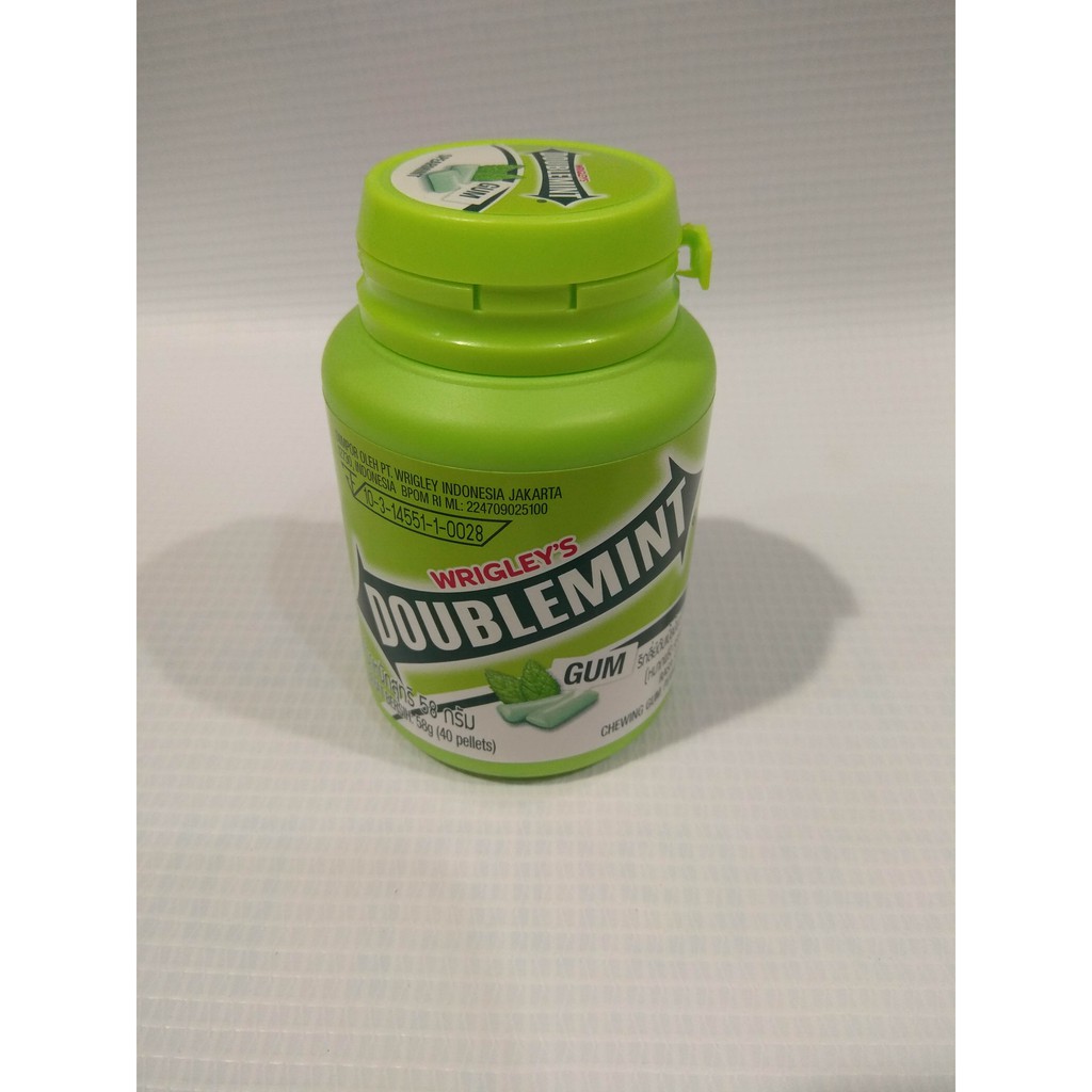 

WRIGLEY DOUBLEMINT CHEWING GUM 58GR BTL