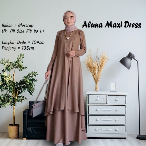 Dress Gamis Polos Remaja Terbaru Baju muslim Busui Pesta Mewah Elegan Syar'i Wanita Dewasa Model Kek