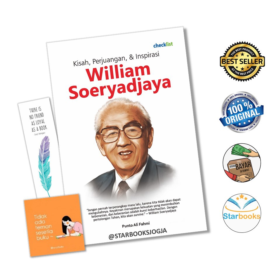 Jual New Buku Biografi William Soeryadjaya Kisah Perjuangan And Inspirasi Checklist 0719