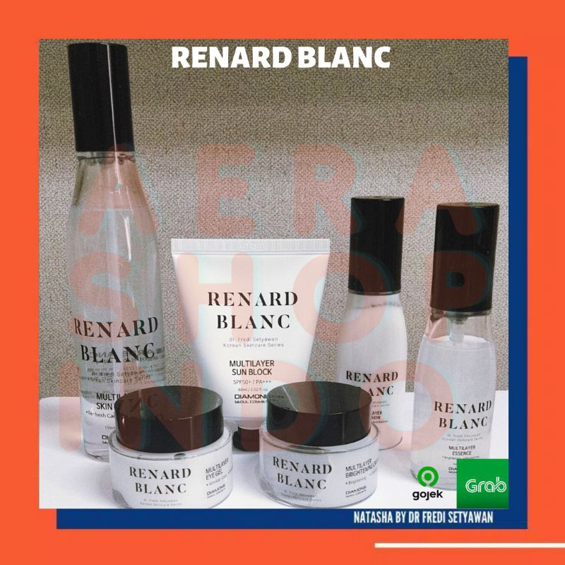 RENARD BLANC / NATASHA KOREAN SKINCARE SERIES/TONER/ESSENCE/EMULSION/SUNBLOCK/BRIGHTENING EYE GEL