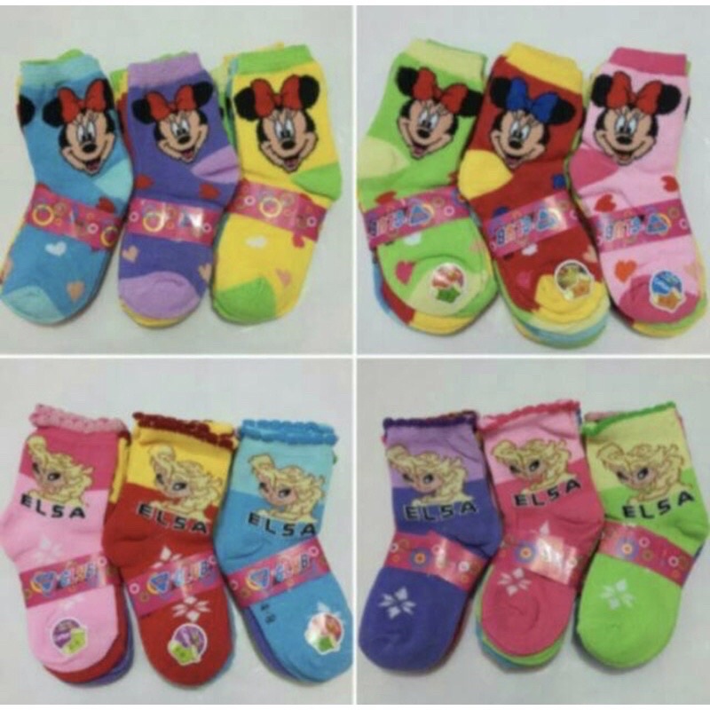 COD Kaos kaki anak motif lucu karakter TK &amp; SD laki laki perempuan Random kaos kaki murah berkualitas