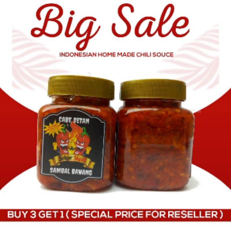 

Sambal bawang cabe setan 220g