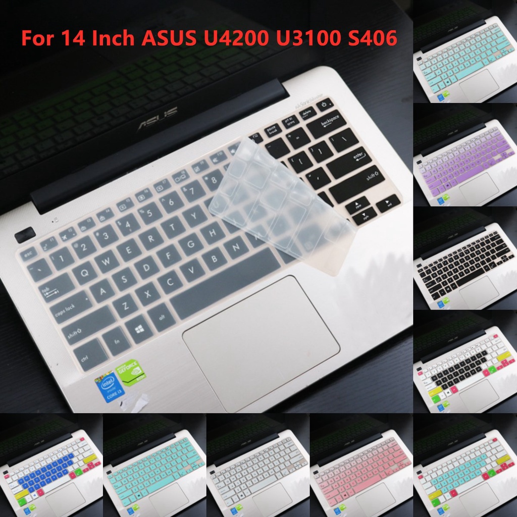 For 13.3 Inch ASUS U3100 UX331U U3100U Soft Ultra-thin Silicone Laptop Keyboard Cover Protector