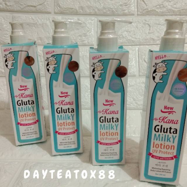 Gluta milky lotion my kana - FREE MASKER