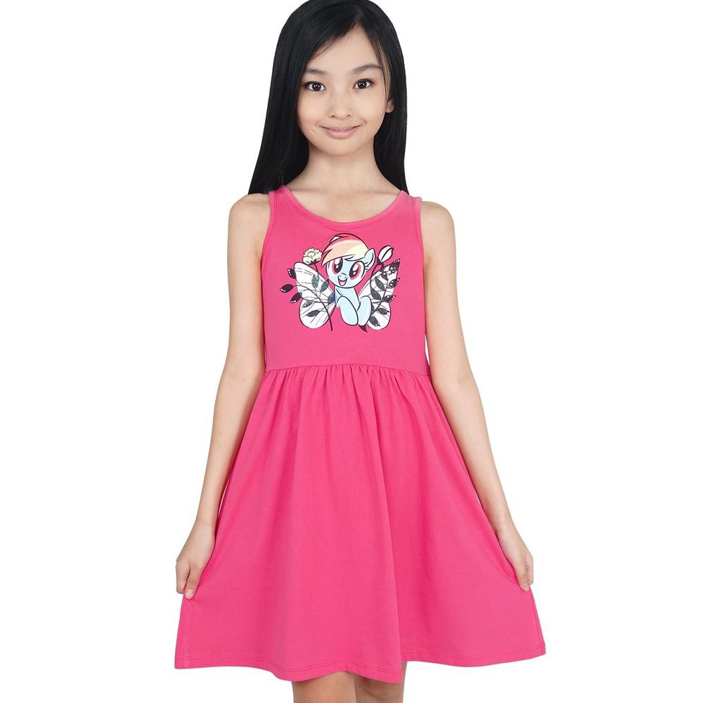 Maca4m2,,KIDS ICON - Dress Anak Perempuan MY LITTLE PONY 04-12 Tahun With Frill Detail - PY500900200