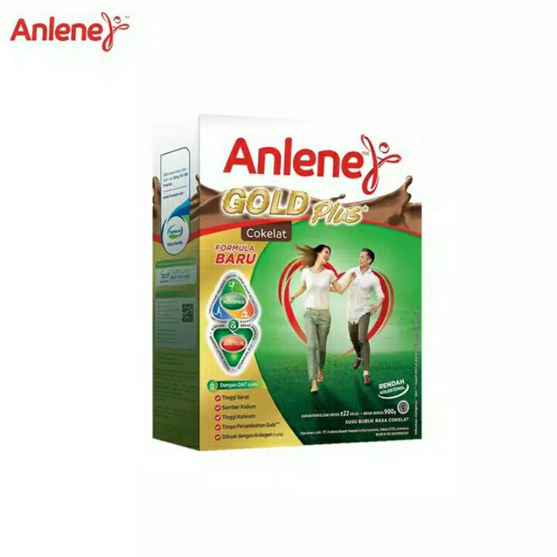 

Anlene Gold Plus Chocolate, Vanilla, Original 885 gr - Susu Bubuk Nutrisi Jantung, Tulang, Sendi & Otot