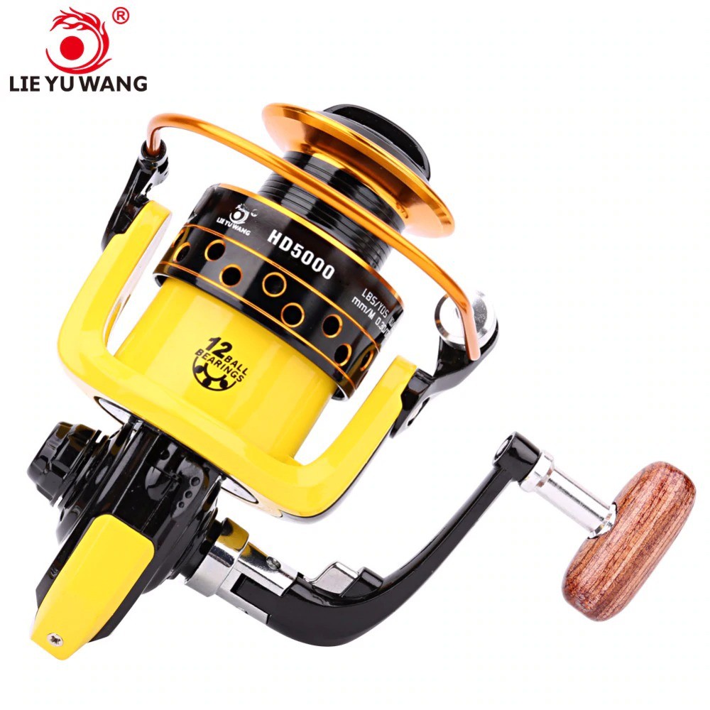 LIEYUWANG Reel Pancing HD6000 HD7000 12 Ball Bearing