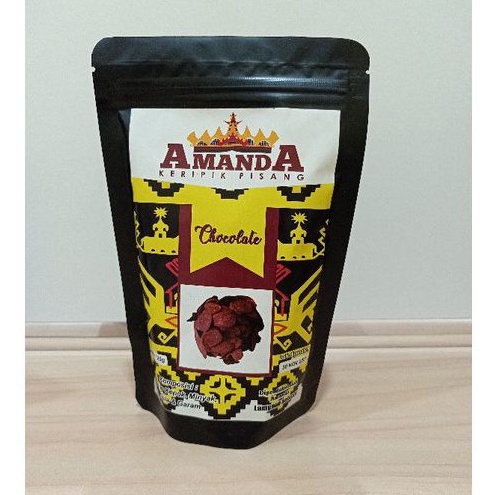 Kripik Pisang Coklat Amanda asli Lampung