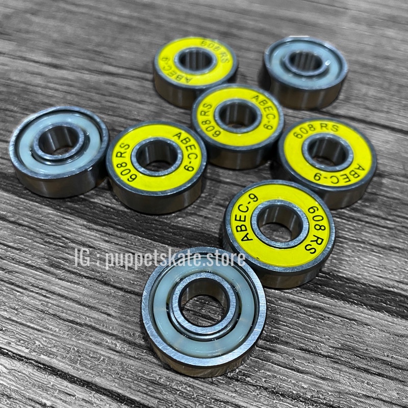 skateboard bearings Abec 9 | deck wheels griptape truck bearing original puppetskate