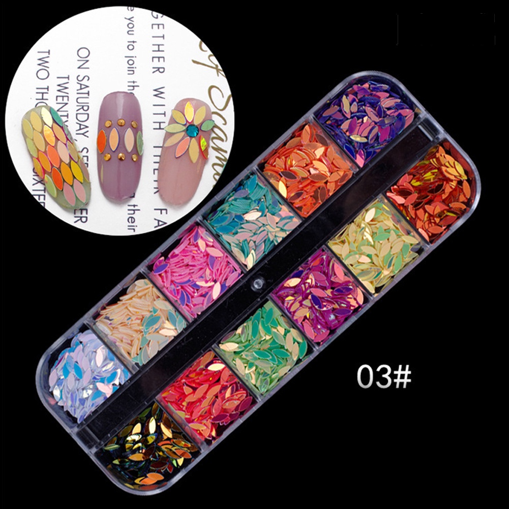 Providence Glitter 3D Nail Art Rhinestones Dried Flowers Jewelries Gems Beads Decorations