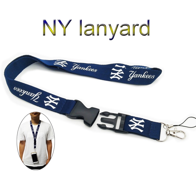 Yankee NY Lanyard Ponsel Sling untuk Kartu Pelajar Tali ID Card Straps Gantungan Kunci Anti-Drop Lanyard Aksesoris