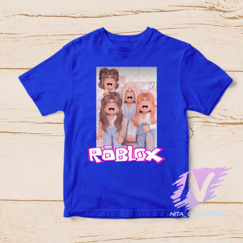 kaos roblox anak baju anak character roblok girl