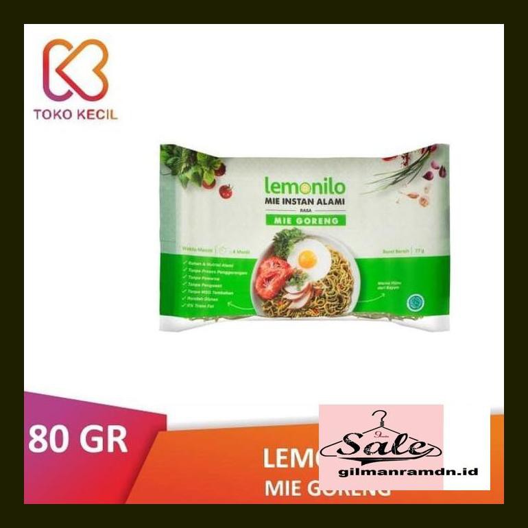 

S40Cgils Pack Lemonilo Mie Goreng 77 Gr | Mi Instan Sehat Alami Organik Fls40Ggs