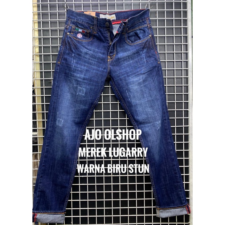 Celana panjang hitam Pria Original Premium Denim Stright Fit Celana Jeans Panjang Cowok Dewasa Model Terbaru