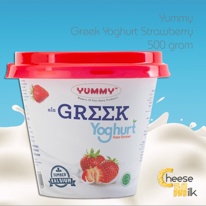 

HARGA MURAH Yummy Greek Yoghurt Strawberry 500 gr grosir