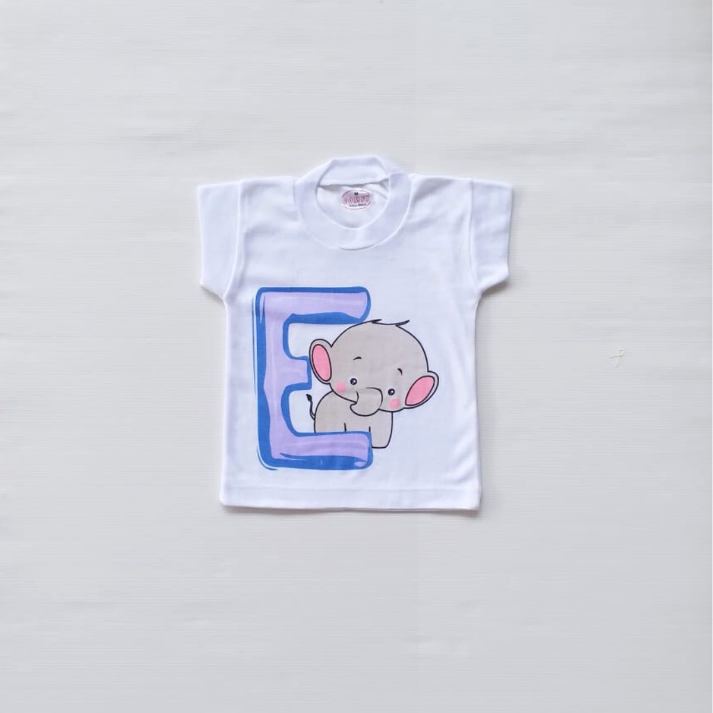 Plazababyku KAOS ONECK MOTIF ANAK kaos dalam oblong anak laki2 dan perempuan newborn-4thn PART2