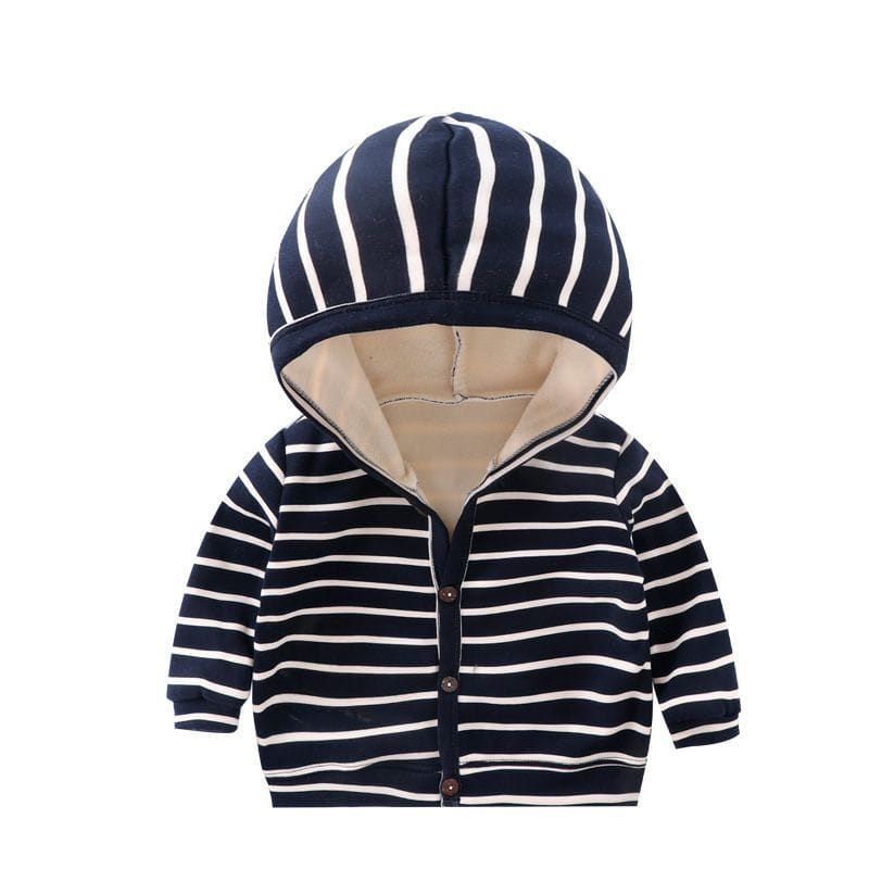 Jaket Bayi Jaket Anak Hoodie garis garis/ Jaket anak LYME JK2