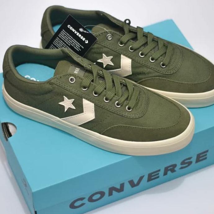 converse courtlandt ox green
