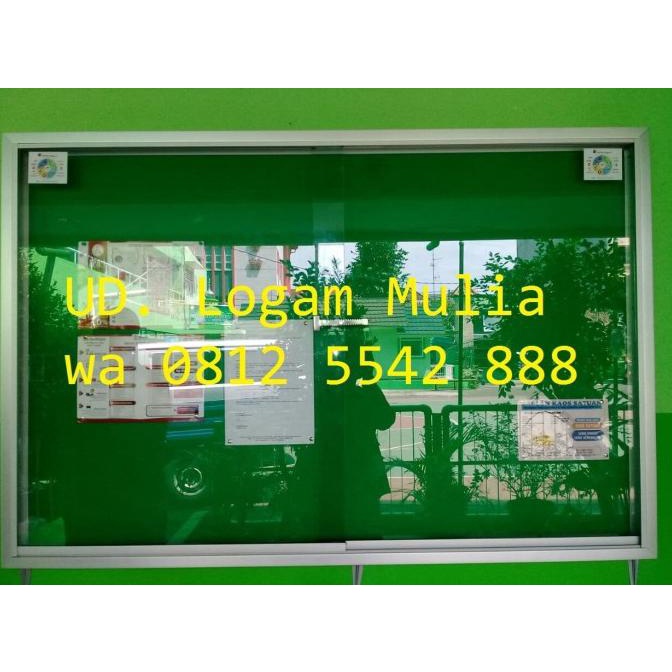 

Softboard Custom x 90 100 120 150 180 200 Papan Mading Kaca Alumunium