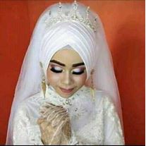 Kerudung Pengantin / Hijab Instan Turki / Hijab Pengantin / Hijab Wedding / Veil Wedding