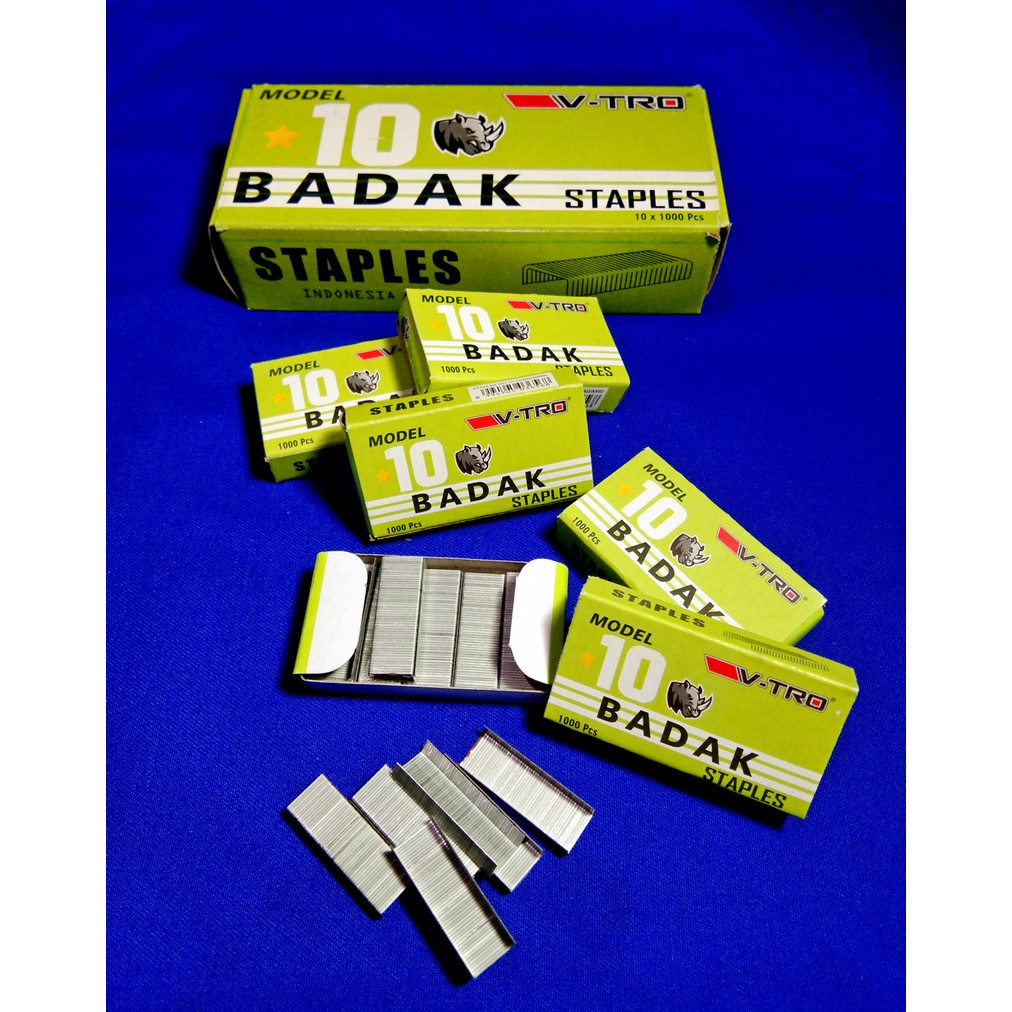 

V-TRO Staples No. 10 (Galvanis) - 5 Box Kecil