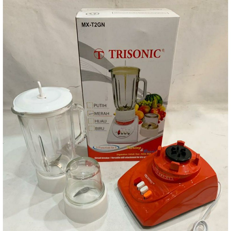 Blender Kaca 2 in 1 Trisonic