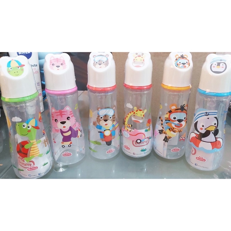 Lusty Bunny Botol Susu BPAFREE Baby Bottle Susu Slim Neck Nipple