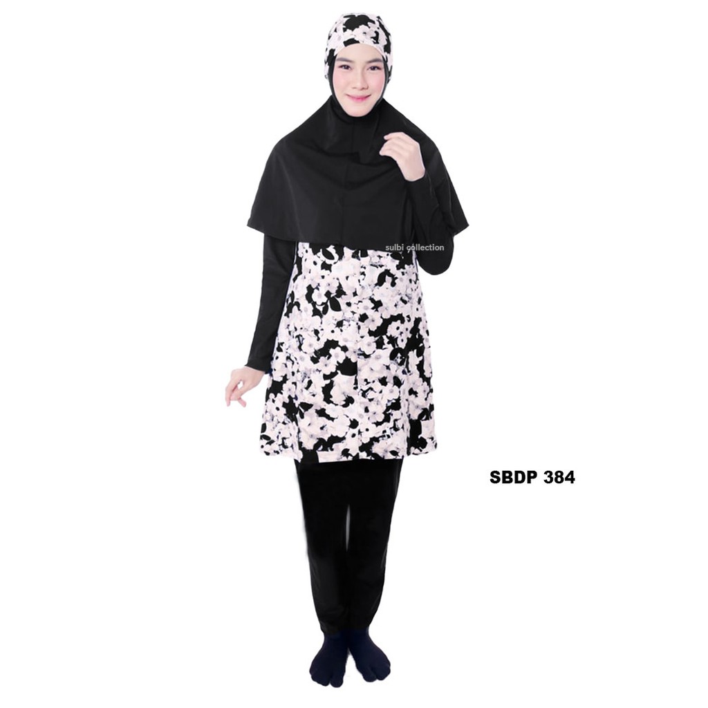 Baju Renang Muslim Wanita Dewasa Muslimah SBDP Model Jumpsuit SULBI