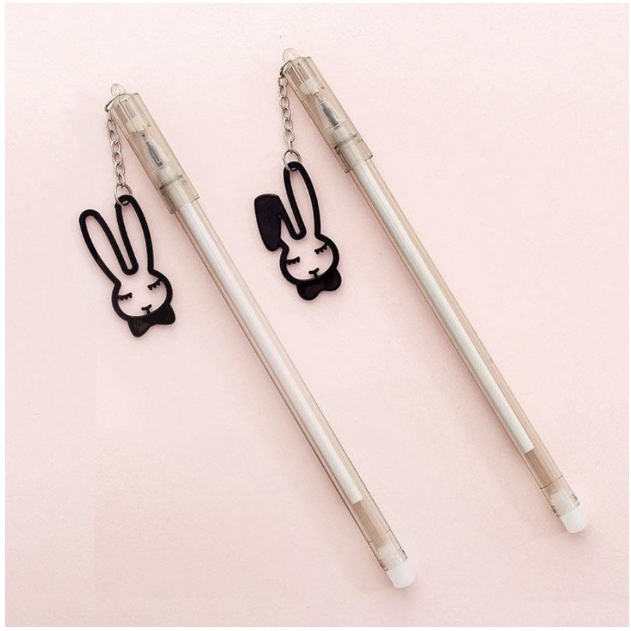 【GOGOMART】Pulpen Pena Rabbit Transparant Gantung - Pena Rabbit Burung