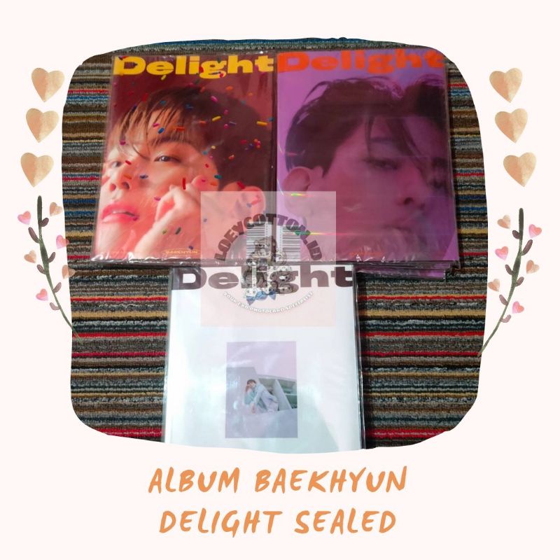 ALBUM BAEKHYUN DELIGHT CINNAMON HONEY MINT VERSION SEALED NO POSTER