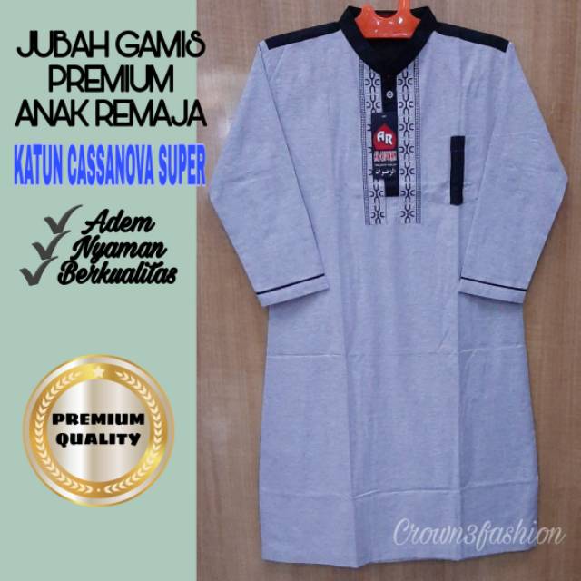 JUBAH GAMIS ANAK LAKI (ABG) TERBARU || Gamis Jubah Anak Katun ✔COD