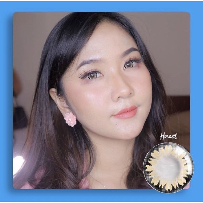[bs COD] SOFTLENS X2 MOCHI HAZEL BROWN 16 MM / SOFTLENS UNTUK COSPLAY WEDDING SEHARI HARI - Lensa Ko
