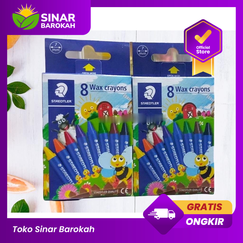 

CRAYON/OIL PASTEL/WAX CRAYONS STAEDTLER 8WARNA