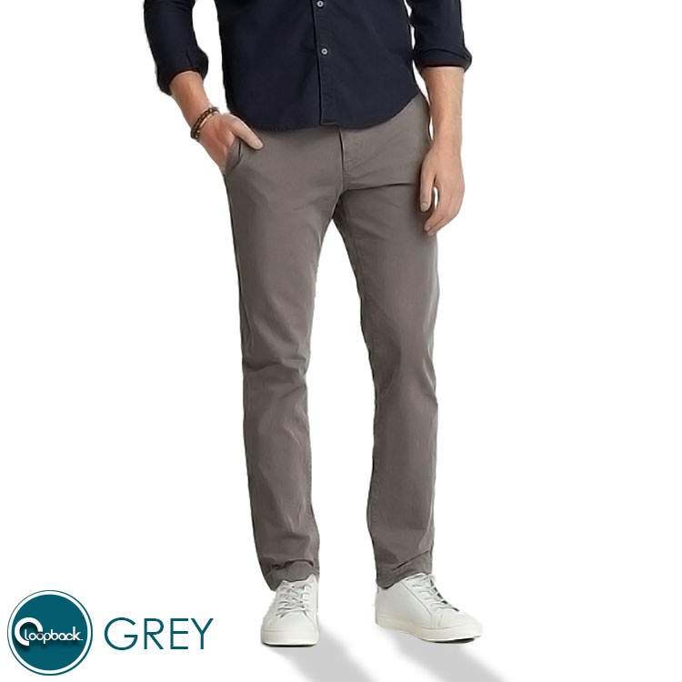 Celana Panjang Chino Slim Fit | Celana Panjang Pria Grey