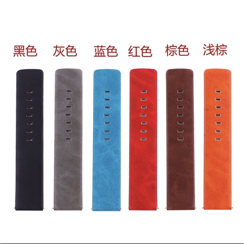 Tali Strap Jam Tangan Pria Kulit Asli Leather Strap Quick Release 20mm 22mm L5BK COD