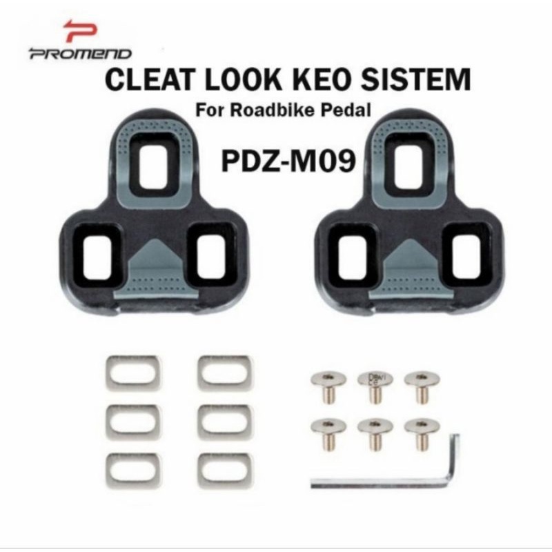 Promend Cleat Look Keo Cleats Look Keo Sepatu Sepeda Roadbike