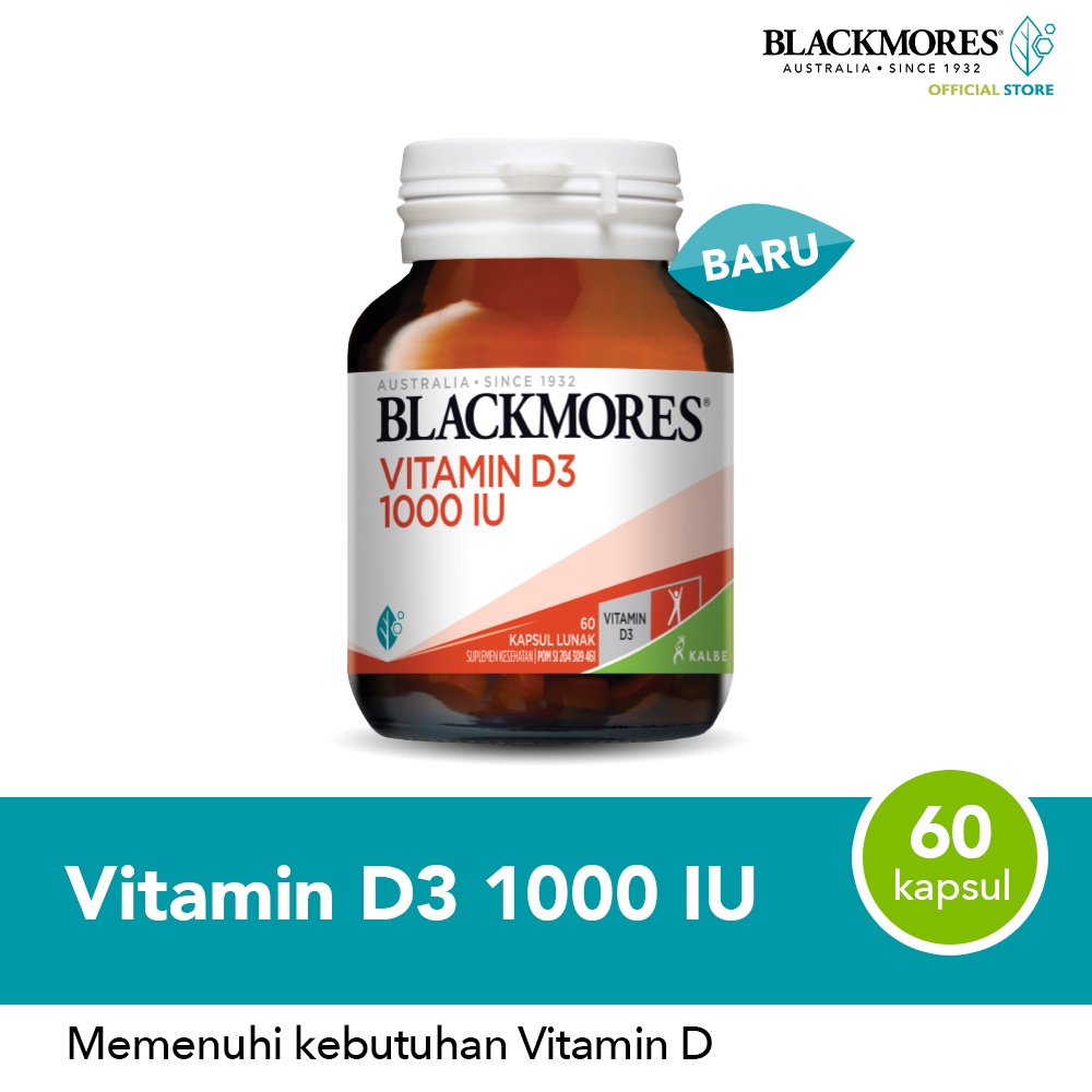 Blackmores Vitamin D3 1000 IU isi 60