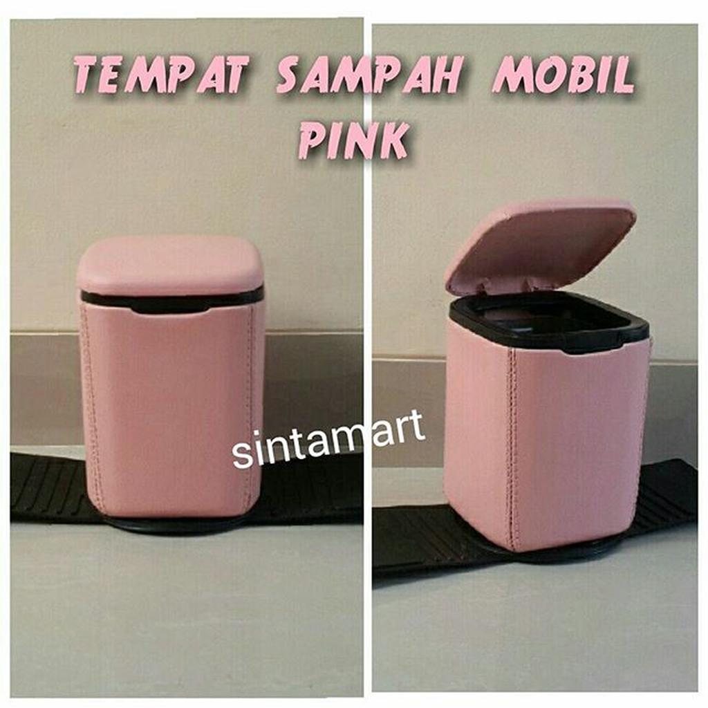 Tempat Sampah Mobil Pink