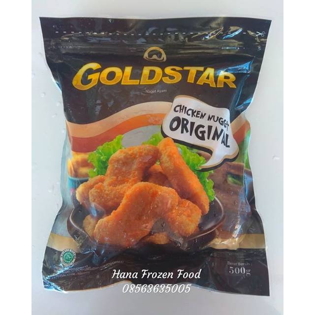 

GOLDSTAR CHICKEN NUGGET ORIGINAL 500 GRAM