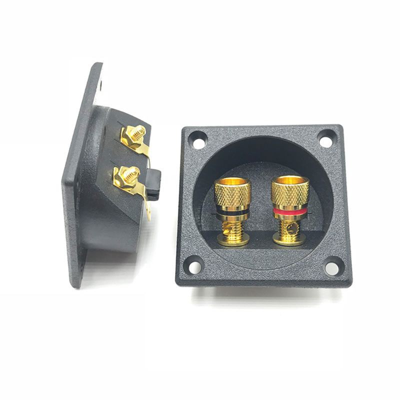 Vivi Cup Terminal Binding Post Speaker Subwoofer Stereo 2 Arah Diy Untuk Rumah / Mobil