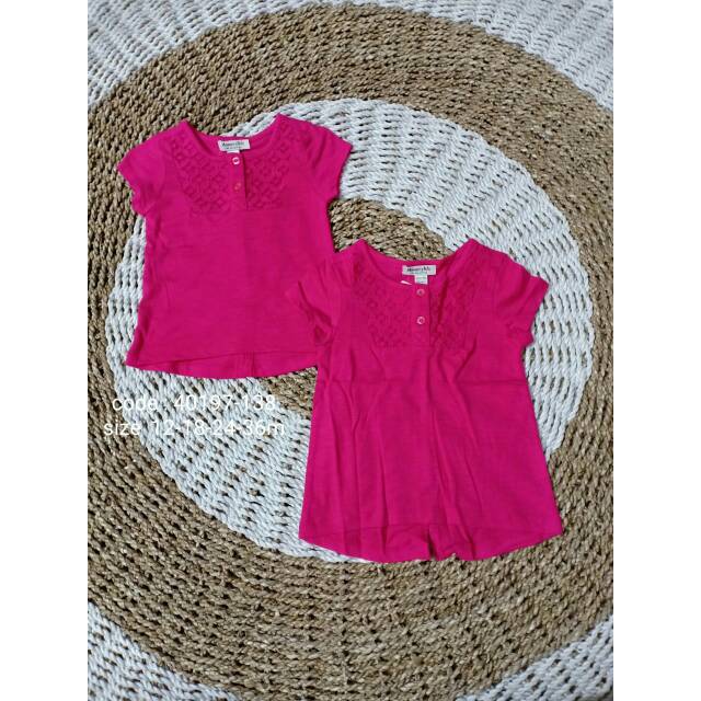 Blouse Pink Impor Anak Perempuan