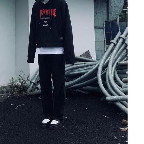 ☆ HOODIE CROP ORIGINAIL PUNISMENT/UNIFINISHED /JAKET PRIA/SWEATER PRIA/HOODIE OVERSIZE/HOODIE CROP ➬