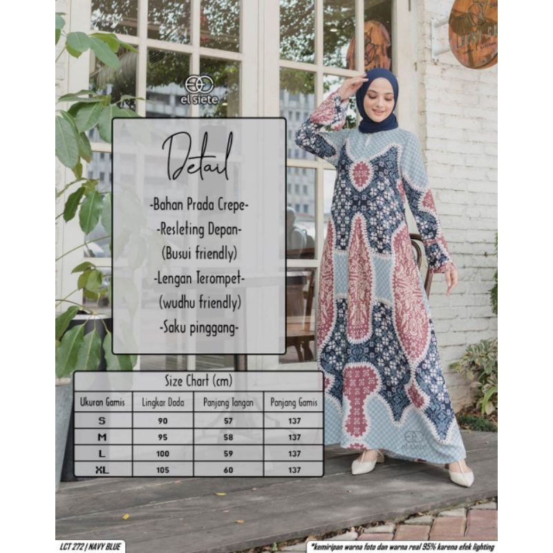 Gamis Elsiete LCT 272 Rp 188.000