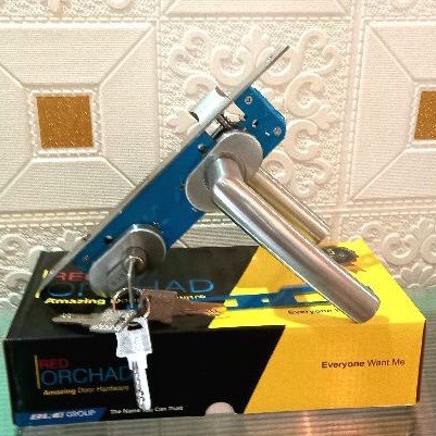 Kunci Pintu Alumunium Set, Kunci Alumunium Orchad A2 SS, Kunci Set Alumunium, Lock Set Alumunium