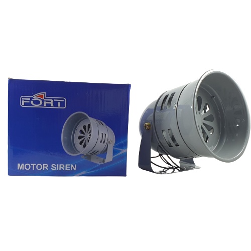 Motor Siren 220V AC MS290 Fort Sirine Alarm Listrik Body Besi MS-290 220 Volt