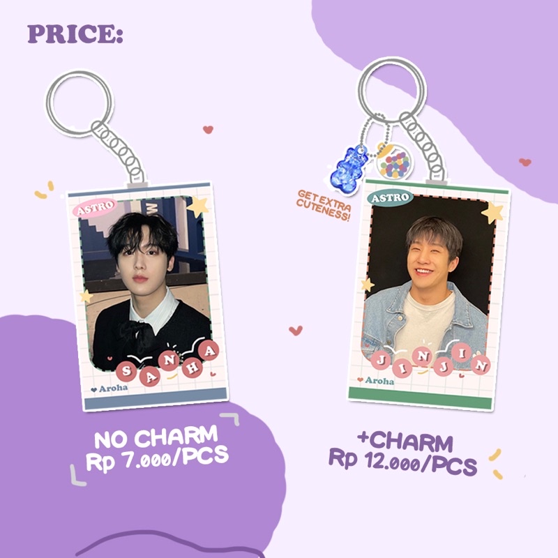 ASTRO KEYRING VOL.2 KEYCHAIN CHARM GANTUNGAN KUNCI AROHA