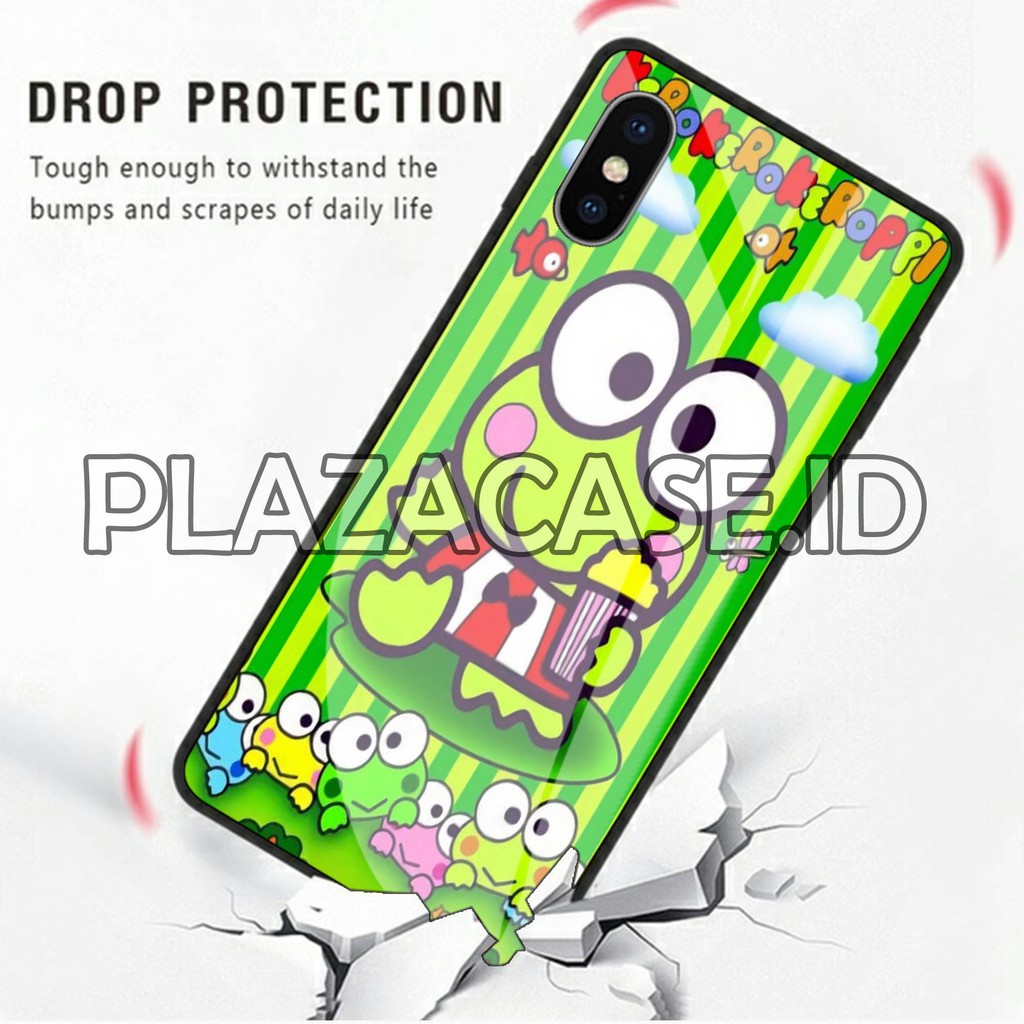 [K26] Soft Case Glass Karakter For Oppo/Vivo/Xiaomi/Samsung/Iphone/Realme