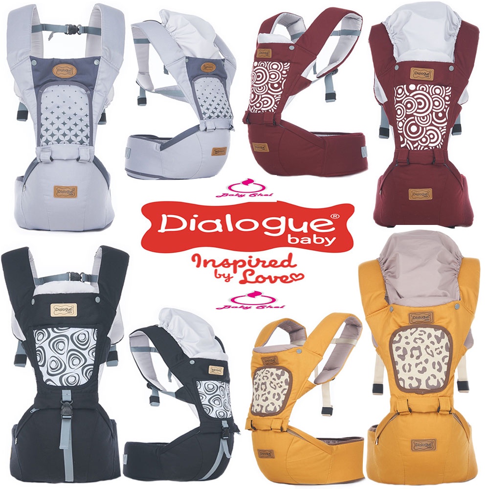 Gendongan Hipseat Dialogue 7 in 1 Leon - Glazy - Sparkie - Champion Series