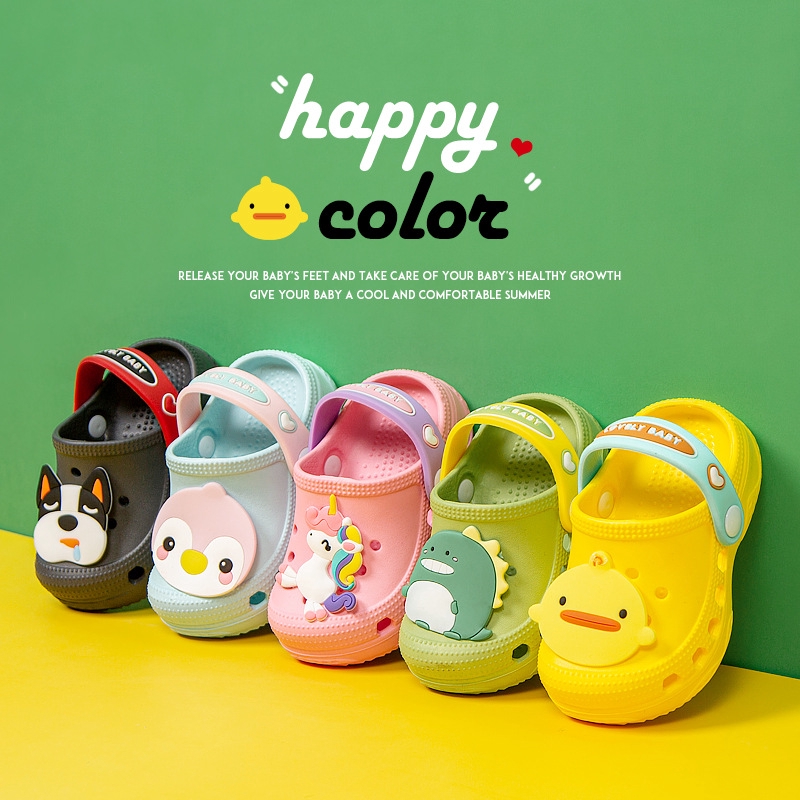  Sandal  Selop  Bayi Laki laki perempuan  Anti Slip Dengan 